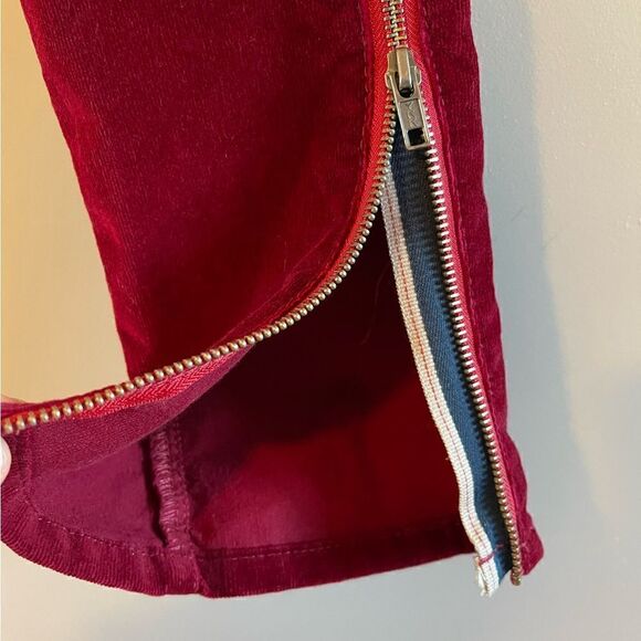 Anthropologie Pilcro and the Letterpress Fine Waled Cranberry Corduroy Pant | 25 - Picture 14 of 16